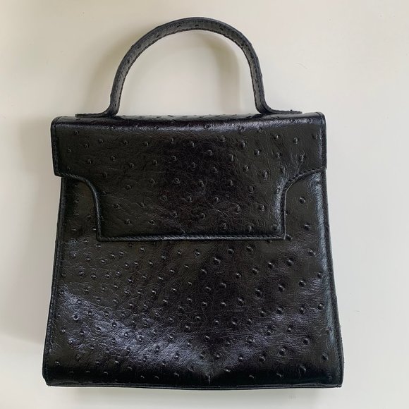 bags-vintage-mini-structured-black-ostrich-leather-bag-made-in-italy